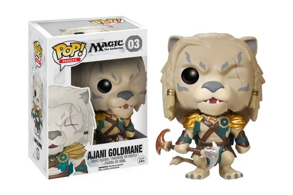 MTG MAGIC THE GATHERING FIGURINE POP 03 AJANI GOLDMANE