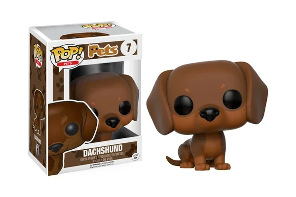PETS FIGURINE POP 07 DACHSHUND (BROWN)