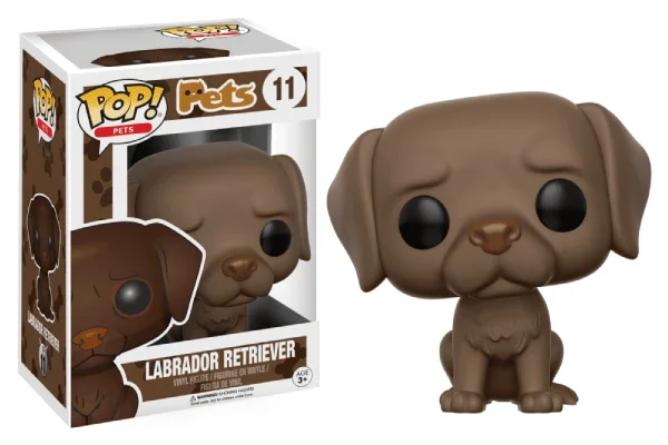 PETS FIGURINE POP 11 LABRADOR RETRIEVER (CHOCOLATE)