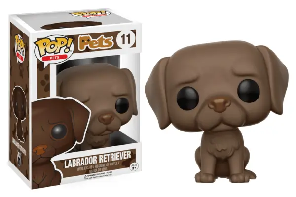 PETS FIGURINE POP 11 LABRADOR RETRIEVER (CHOCOLATE)