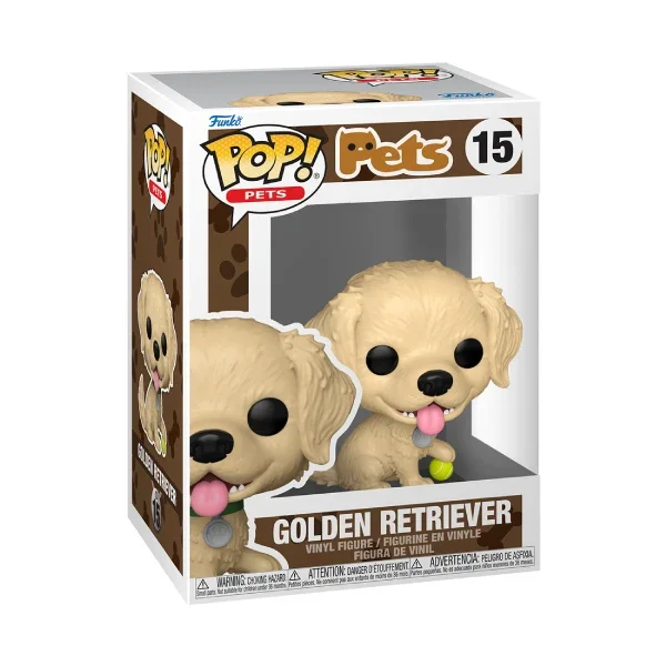 PETS FIGURINE POP 15 GOLDEN RETRIEVER