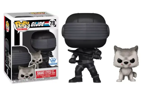 RETRO TOYS GI JOE FIGURINE POP 78 SNAKE EYES WITH TIMBER