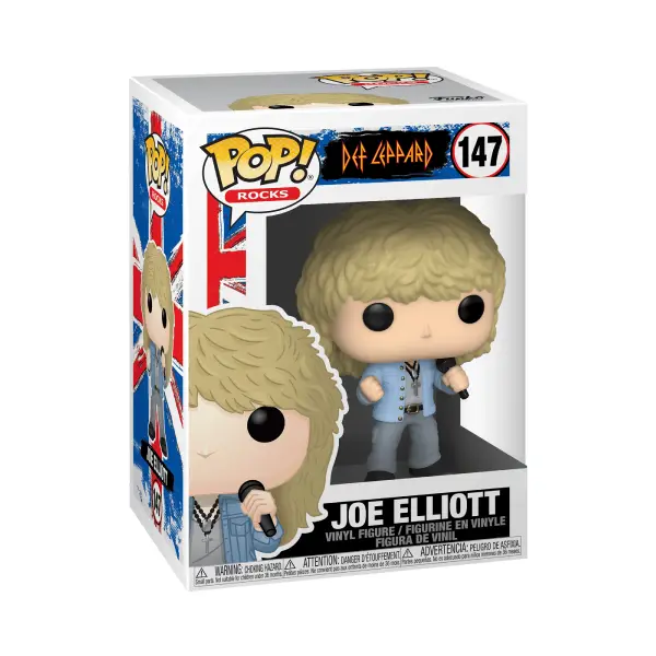 ROCKS DEF LEPPARD FIGURINE POP 147 JOE ELLIOTT