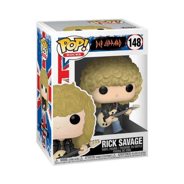 ROCKS DEF LEPPARD FIGURINE POP 148 RICK SAVAGE