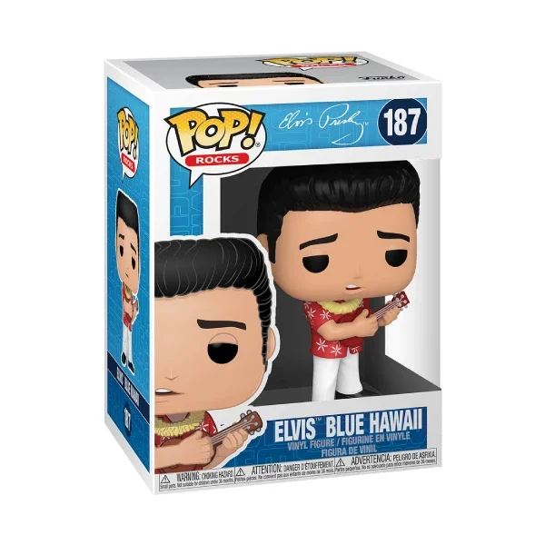 ROCKS FIGURINE POP 187 ELVIS PRESLEY (BLUE HAWAII)