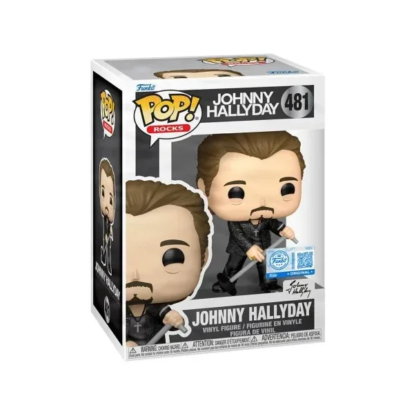 ROCKS FIGURINE POP 481 JOHNNY HALLYDAY