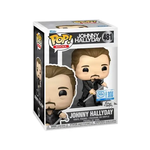 ROCKS FIGURINE POP 481 JOHNNY HALLYDAY