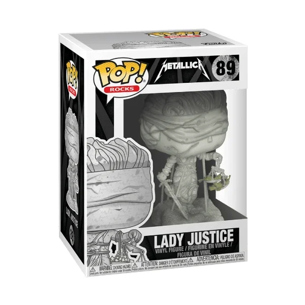 ROCKS METALLICA FIGURINE POP 89 LADY JUSTICE
