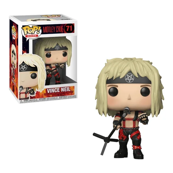 ROCKS MOTLEY CRUE FIGURINE POP 71 VINCE NEIL