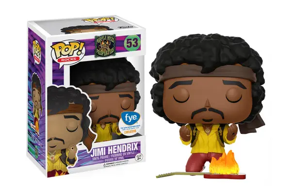 ROCKS PURPLE HAZE PROPERTIES FIGURINE POP 53 JIMI HENDRIX (MONTEREY)