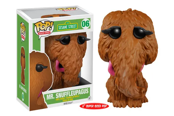 SESAME STREET FIGURINE SUPER POP 06 MR. SNUFFLEUPAGUS
