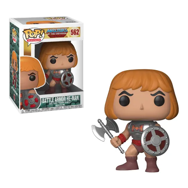 TELEVISION MOTU MASTERS OF THE UNIVERSE FIGURINE POP 562 HE-MAN WITH BATTLE ARMOR