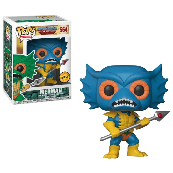 TELEVISION MOTU MASTERS OF THE UNIVERSE FIGURINE POP 564 MERMAN (CHASE)