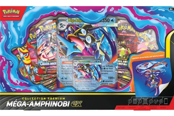 POKEMON COFFRET COLLECTION PREMIUM MEGA-AMPHINOBI-EX