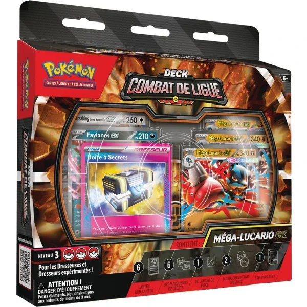 POKEMON DECK COMBAT DE LIGUE MEGA-LUCARIO-EX