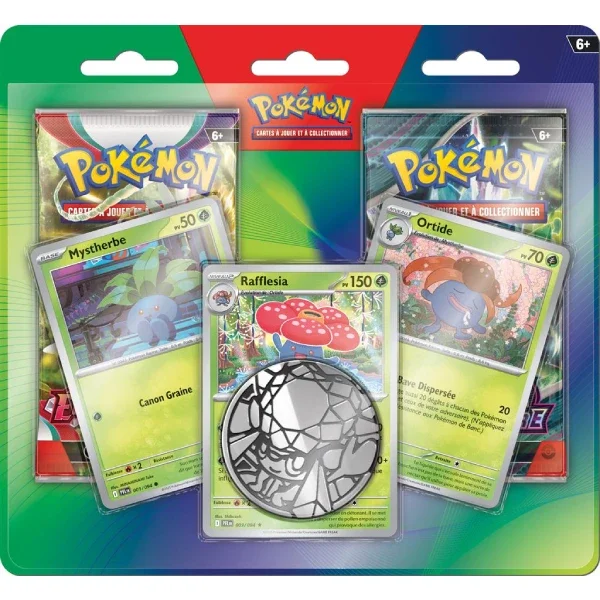 POKEMON DUOPACK EV01 ET EV06 (MYSTHERBE, ORTIDE, RAFFLESIA)
