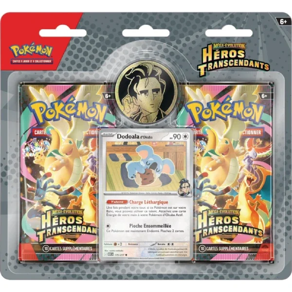 POKEMON DUOPACK ME2.5 MEGA-EVOLUTION HEROS TRANSCENDANTS (DODOALA D'OKUBA)
