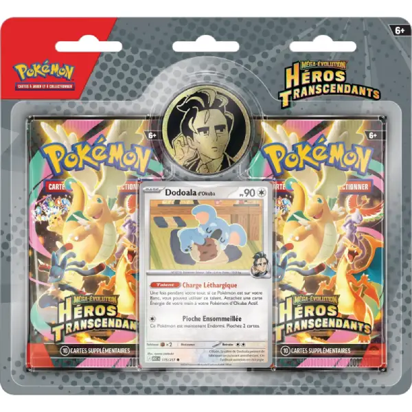 POKEMON DUOPACK ME2.5 MEGA-EVOLUTION HEROS TRANSCENDANTS (DODOALA D'OKUBA)