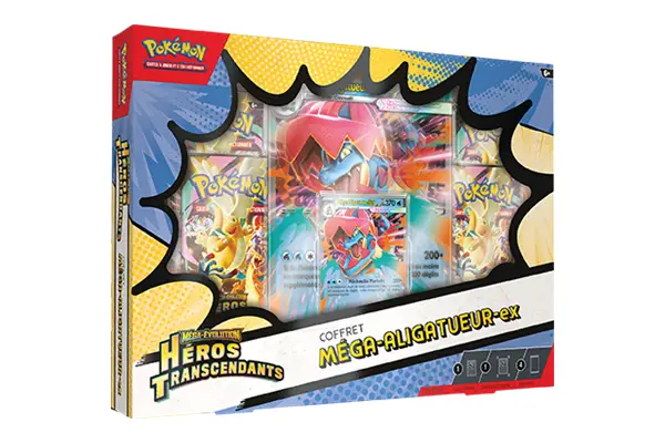 POKEMON ME2.5 MEGA-EVOLUTION HEROS TRANSCENDANTS COFFRET MEGA-ALIGATUEUR-EX