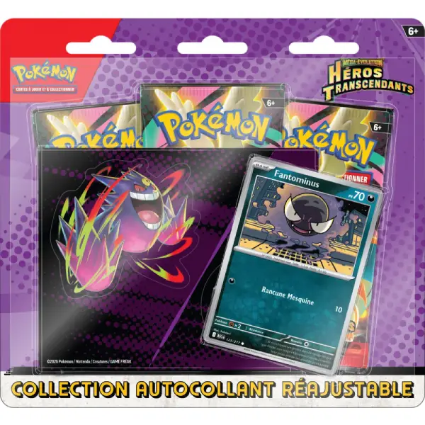 POKEMON ME2.5 MEGA-EVOLUTION TRIPACK HEROS TRANSCENDANTS (FANTOMINUS)