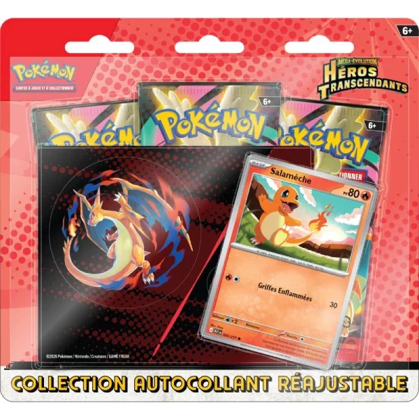 POKEMON ME2.5 MEGA-EVOLUTION TRIPACK HEROS TRANSCENDANTS (SALAMECHE)