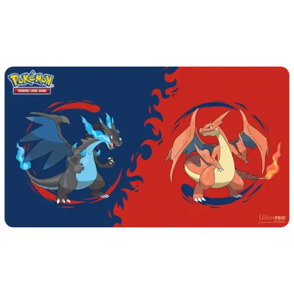 POKEMON TAPIS DE JEU PLAYMAT MEGA-DRACAUFEU X ET MEGA-DRACAUFEU Y