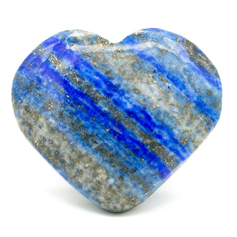 Hart knuffelsteen lapis lazuli 4-6 cm