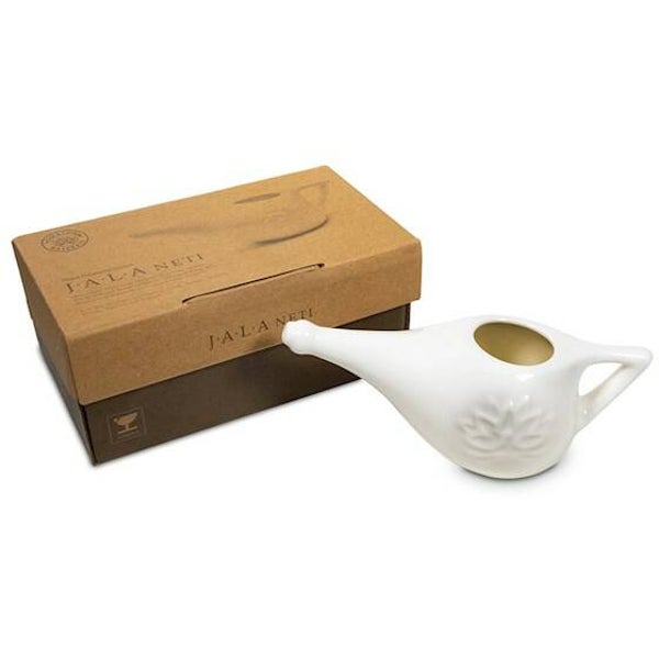 Neti Pot keramiek + 25 gram zout