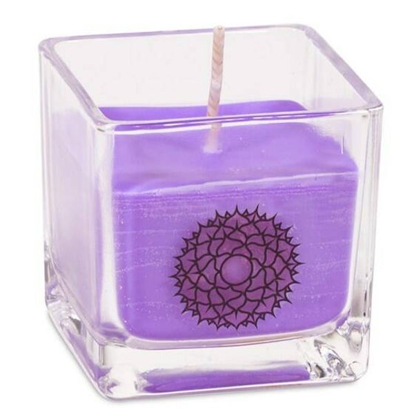 Koolzaadwas ecologische geurkaars 7e chakra