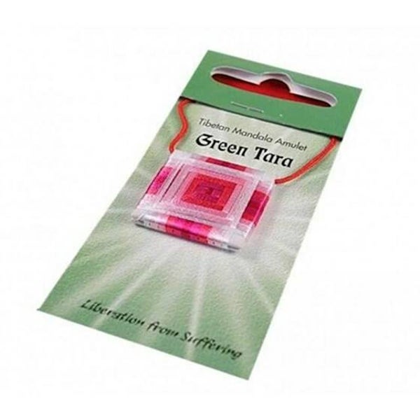 Mandala Talisman hanger Groene Tara