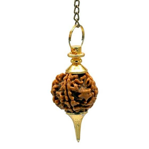 Rudraksha Pendel goudkleurig of zilverkleurig