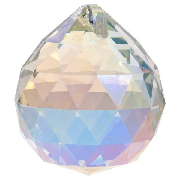 Regenboogkristal bol parelmoer AAA kwaliteit 5 cm