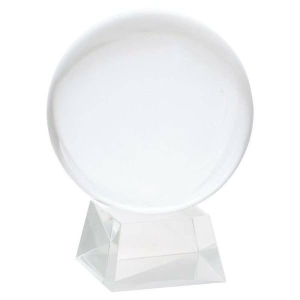 Kristallen bol + voet glas 15 cm