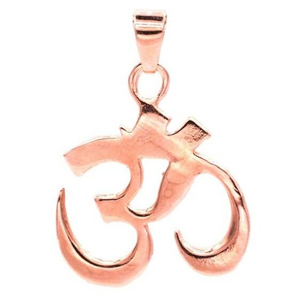 Hanger ohm messing koperkleur