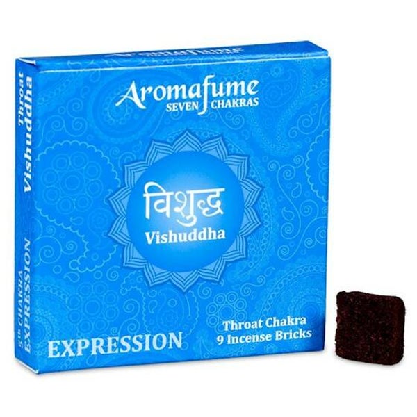 Aromafume Chakra wierookblokjes 5e chakra
