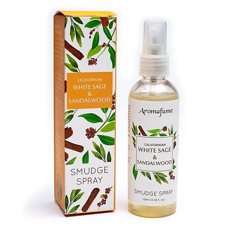 Smudge spray witte salie & sandelhout Aromafume