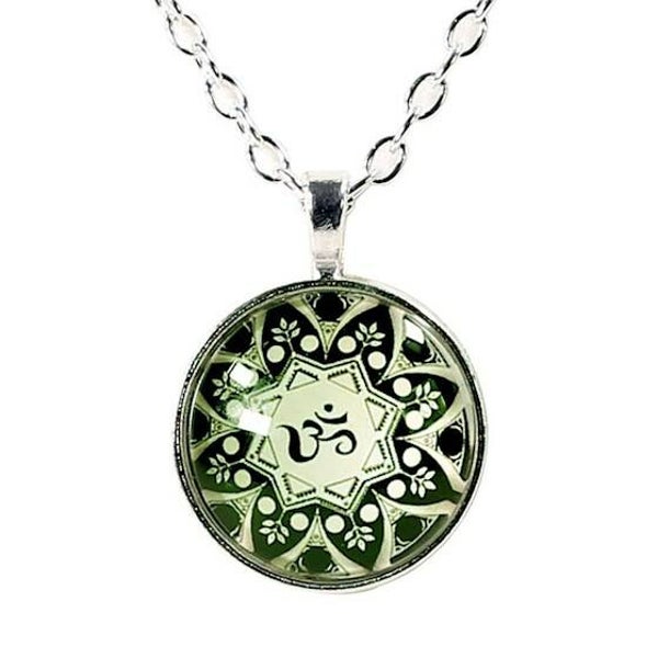 Halsketting Ohm mandala