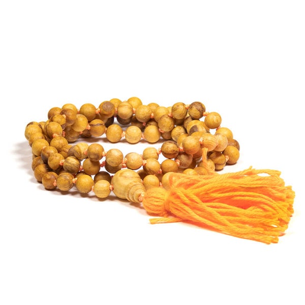 Palo Santo mala met Guru kraal + knoopjes