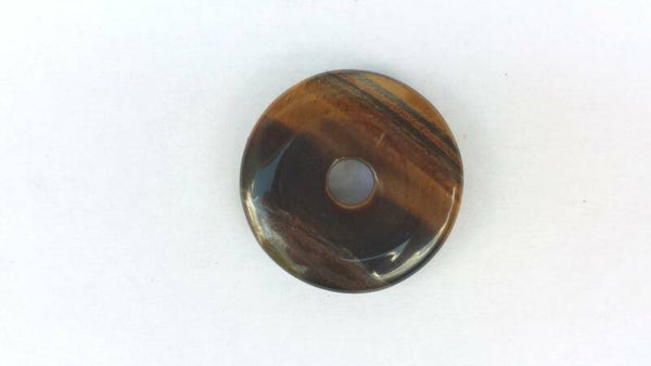 Donut hanger tijgeroog 30 mm