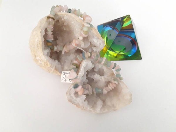 Elastisch split armband morganiet-beryl-auqamarijn