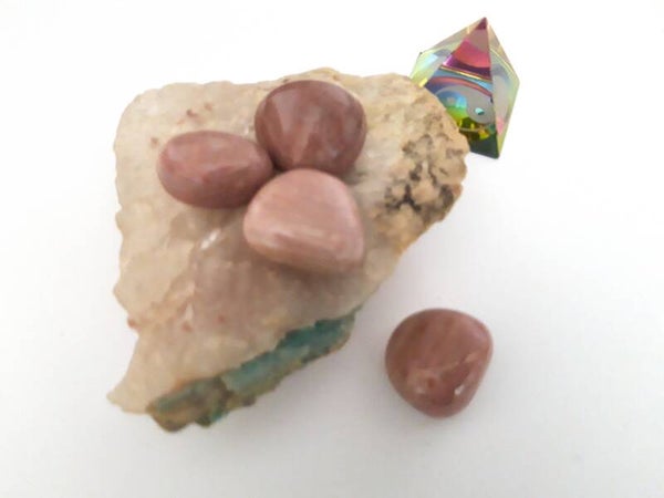 Trommel roze rhodoniet