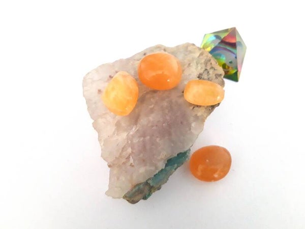 trommel seleniet oranje