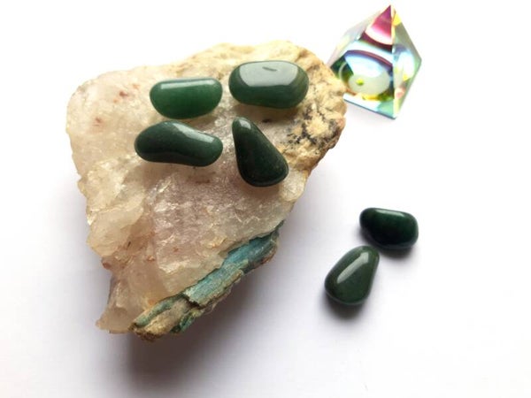 Trommel aventurijn groen A kwaliteit