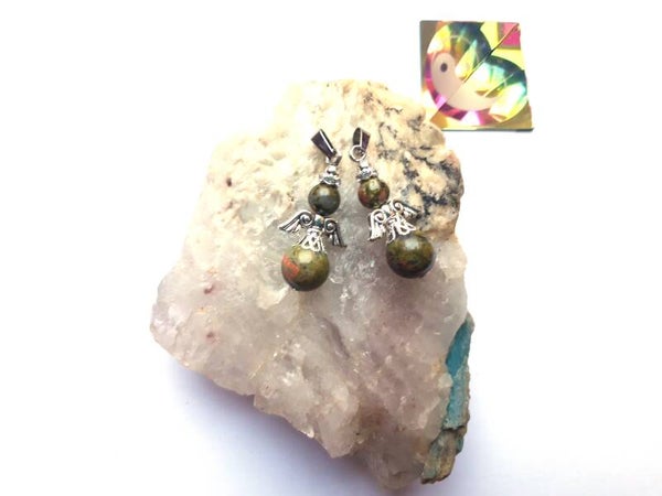 Engel unakiet edelsteen hanger