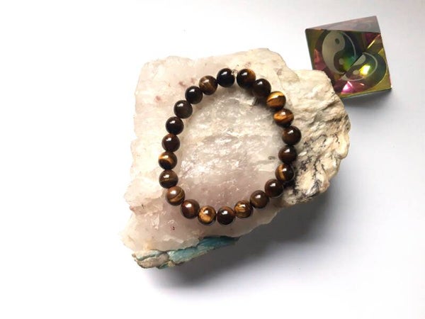 Armband Tijgeroog 8 mm