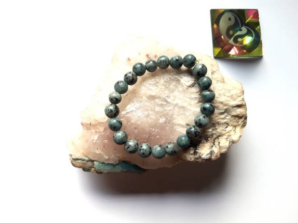 Armband Labradoriet Blue Sage 8 mm