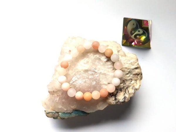 Armband Roze Aventurijn Mat 8 mm