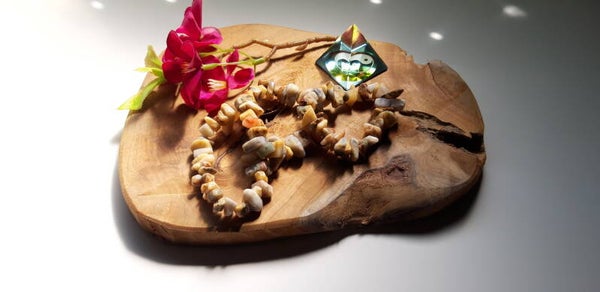 Elastisch splitarmband Crazy Lace Agaat