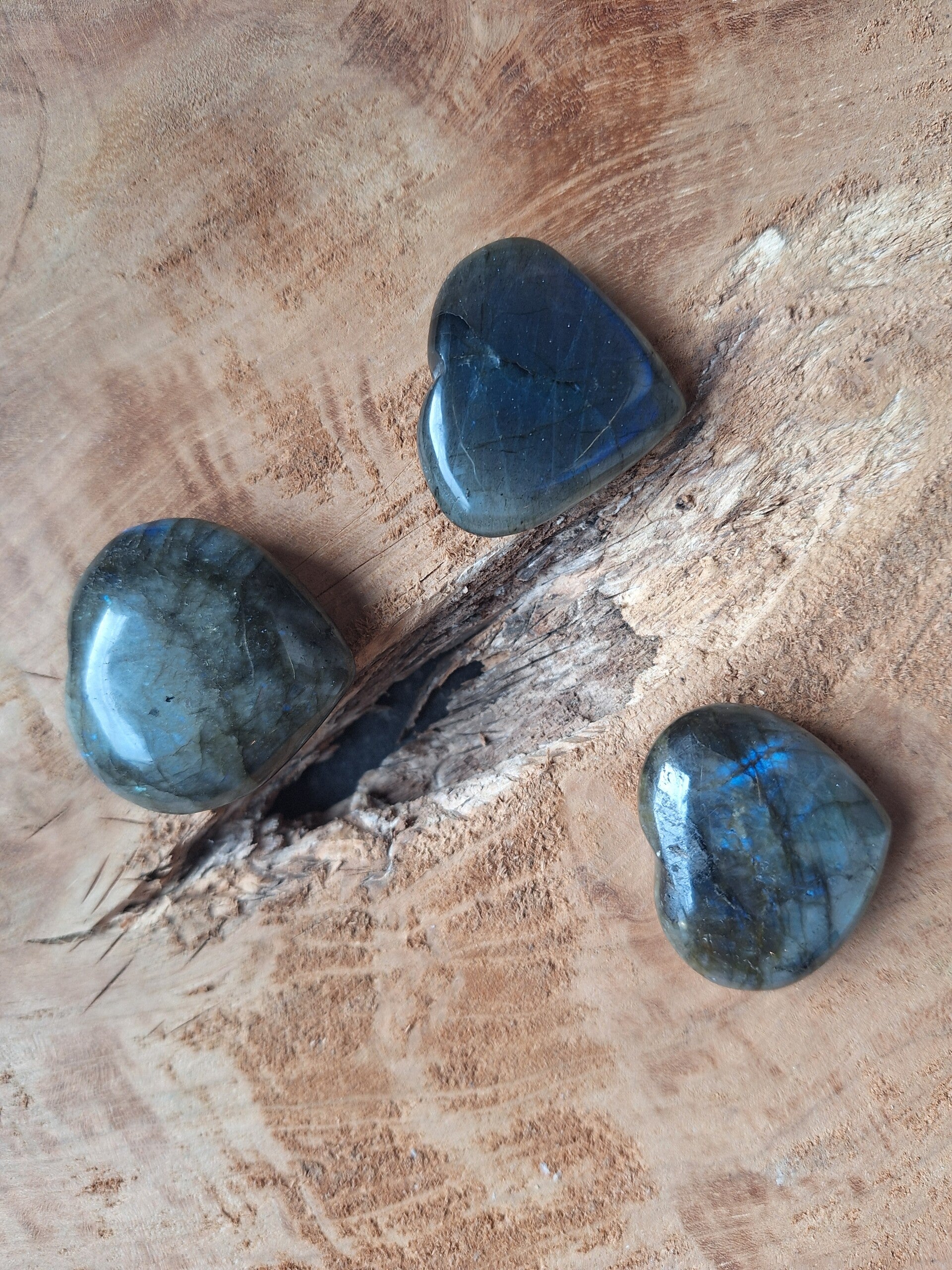 Hartknuffelsteen labradoriet