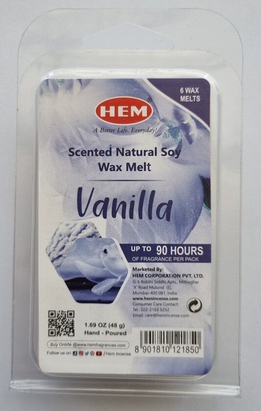 Hem Vanilla smeltkaarsjes Soy Wax